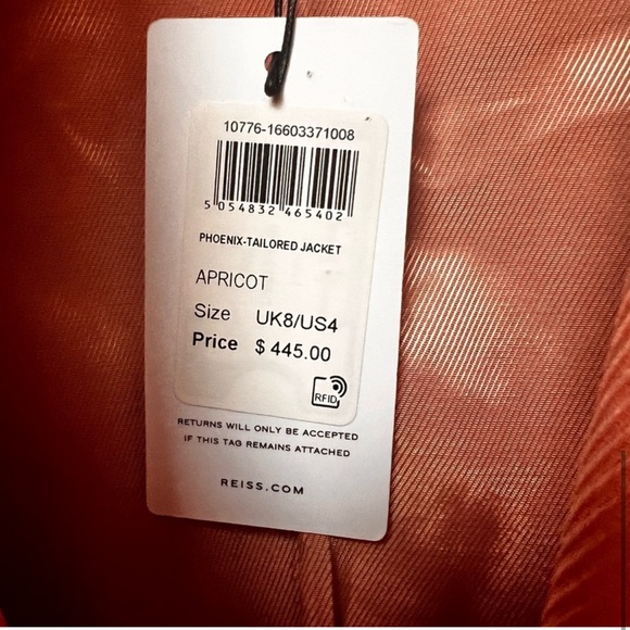 Reiss Apricot Blazer - Picture 4 of 4